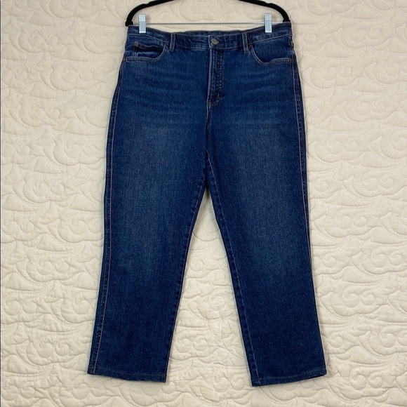 R Jeans The Vintage Blue 31Petite Mid Rise Straight Leg - Picture 1 of 9